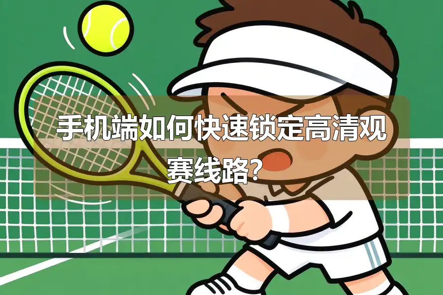 手机端如何快速锁定高清观赛线路？